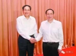 李锦斌（左）与王学军 - News.Sina.com.Cn