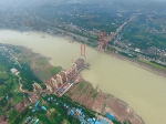 建设中的金沙江公铁两用桥全景 - Sichuan.Scol.Com.Cn