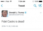 美国候任总统特朗普在社交媒体上发布了卡斯特罗的死讯相关信息。 - News.Sina.com.Cn
