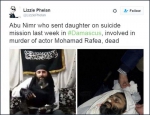 今日俄罗斯记者Lizzie Phelan推特发文称，Abu Nimr已死 - News.Sina.com.Cn