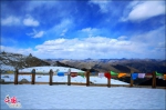 雪后的达古冰山 银装束裹风景如画 - 旅游政务网