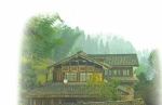 　四川雅安名山区，高志森的小木屋隐藏在一片竹林背后。 - Sichuan.Scol.Com.Cn