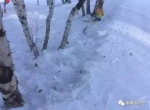▲女生滑雪遇难事发现场。    网络图片 - News.Sina.com.Cn
