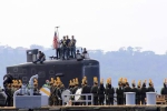 2016年1月，美国海军核动力攻击潜艇“托皮卡”号准备停靠在菲律宾苏比克港码头。 - News.Sina.com.Cn