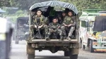 ▲资料图片：菲律宾军队在南部城市执行反恐任务。 - News.Sina.com.Cn