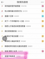 7月12日新浪微博热搜榜。 网络截图 - News.Sina.com.Cn