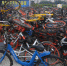 成都近1500辆被弃共享单车 无人管理成城市垃圾 - 广播电视台