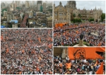 50万印度人在孟买竖起战神旗帜 目标不是中国 - News.Sina.com.Cn
