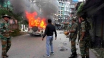 西孟加拉邦大吉岭地区的街头骚乱。 - News.Sina.com.Cn