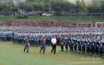 学校举行2017级学生军训汇报表演暨总结表彰大会 - 四川师范大学