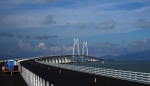 2017年6月8日，世界上最长的跨海大桥-港珠澳大桥全线贯通在即。图片来源：视觉中国 - News.Sina.com.Cn