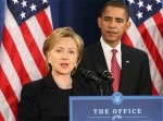 2009年1月奥巴马宣布任命希拉里为国务卿（海外网资料图） - News.Sina.com.Cn