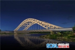 主跨106米！自贡首座钢桁架拱桥预计明年5月完工 - Sichuan.Scol.Com.Cn