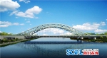 主跨106米！自贡首座钢桁架拱桥预计明年5月完工 - Sichuan.Scol.Com.Cn