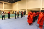 校领导看望备战四川省大学生武术比赛的全体师生 - 成都中医药大学
