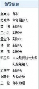 7名部级高官职务调整 1人还曾任李长春办公室主任 - News.Sina.com.Cn