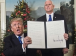 美国总统特朗普6日签署了承认耶路撒冷为以色列首都的公告。 - News.Sina.com.Cn