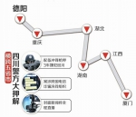 四川警方跨省大押解 配备冲锋枪押3车嫌犯回川 - Sc.Chinanews.Com.Cn