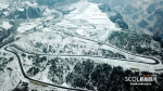 航拍：大凉山深处的雪后“天路” - Sichuan.Scol.Com.Cn