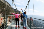 西南第一高！达州八台山玻璃桥开放 首日近万游客体验云中漫步 - Sichuan.Scol.Com.Cn