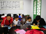 艺术学院参加“尚锦社区少儿绘画班”公益活动 - 成都纺织高等专科学校