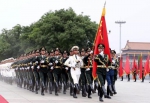 这是6月6日在欢迎仪式上拍摄的三军仪仗队。 - News.Sina.com.Cn