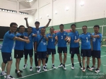 我校教职工气排球男队载誉归来 - 四川师范大学