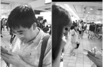 ▲被偷拍女子向警方报案（右图），指控邱俊荣（左）。 - News.Sina.com.Cn