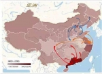 中国人口流动示意图（图片来源于网络） - News.Sina.com.Cn