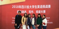 我校学生在2018年四川省大学生英语挑战赛中包揽三个赛项冠军 - 成都纺织高等专科学校