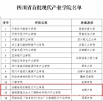 我校获批2个省级现代产业学院立项 - 成都大学