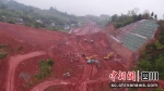 正在施工的道路建设。 - Sc.Chinanews.Com.Cn