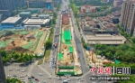 建设中的30号线一期益州大道站。成都轨道集团供图 - Sc.Chinanews.Com.Cn