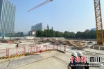 文化公园地下停车场项目建设现场。成都住建供图 - Sc.Chinanews.Com.Cn