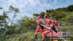 森林灭火演练现场。泸州应急供图 - Sc.Chinanews.Com.Cn