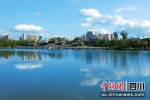 风景秀丽的禹迹岛公园。白刚 摄 - Sc.Chinanews.Com.Cn