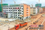 西充县惜字塔小学项目建设现场。衡欢 摄 - Sc.Chinanews.Com.Cn
