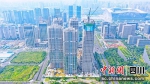 正在建设中的成都金融城核心区域地标建筑金融广场项目。中建八局供图 - Sc.Chinanews.Com.Cn