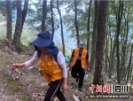 生态护林员穿梭林区开展巡护。 - Sc.Chinanews.Com.Cn