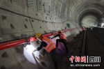 隧道施工现场。成都轨道集团供图 - Sc.Chinanews.Com.Cn