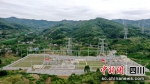 俯瞰500千伏大林变电站。四川电力供图 - Sc.Chinanews.Com.Cn