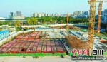 在建的营山中学科技馆。杨汉国 摄 - Sc.Chinanews.Com.Cn