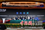 签约仪式现场。 - Sc.Chinanews.Com.Cn