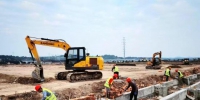 南部县成铝新材料生产项目建设现场。朱胤委 摄 - Sc.Chinanews.Com.Cn