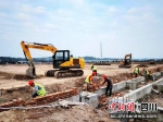 南部县成铝新材料生产项目建设现场。朱胤委 摄 - Sc.Chinanews.Com.Cn