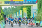 在温江举办的自行车车迷健身节。温江区委宣传部供图 - Sc.Chinanews.Com.Cn