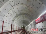 锦娇区间盾构右线隧道内部。 - Sc.Chinanews.Com.Cn
