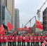 红星桥站主体结构封顶。张志强摄 - Sc.Chinanews.Com.Cn