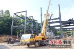 项目建设现场。 绵竹市融媒体中心供图 - Sc.Chinanews.Com.Cn