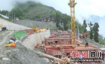 重建现场。石棉融媒 供图 - Sc.Chinanews.Com.Cn